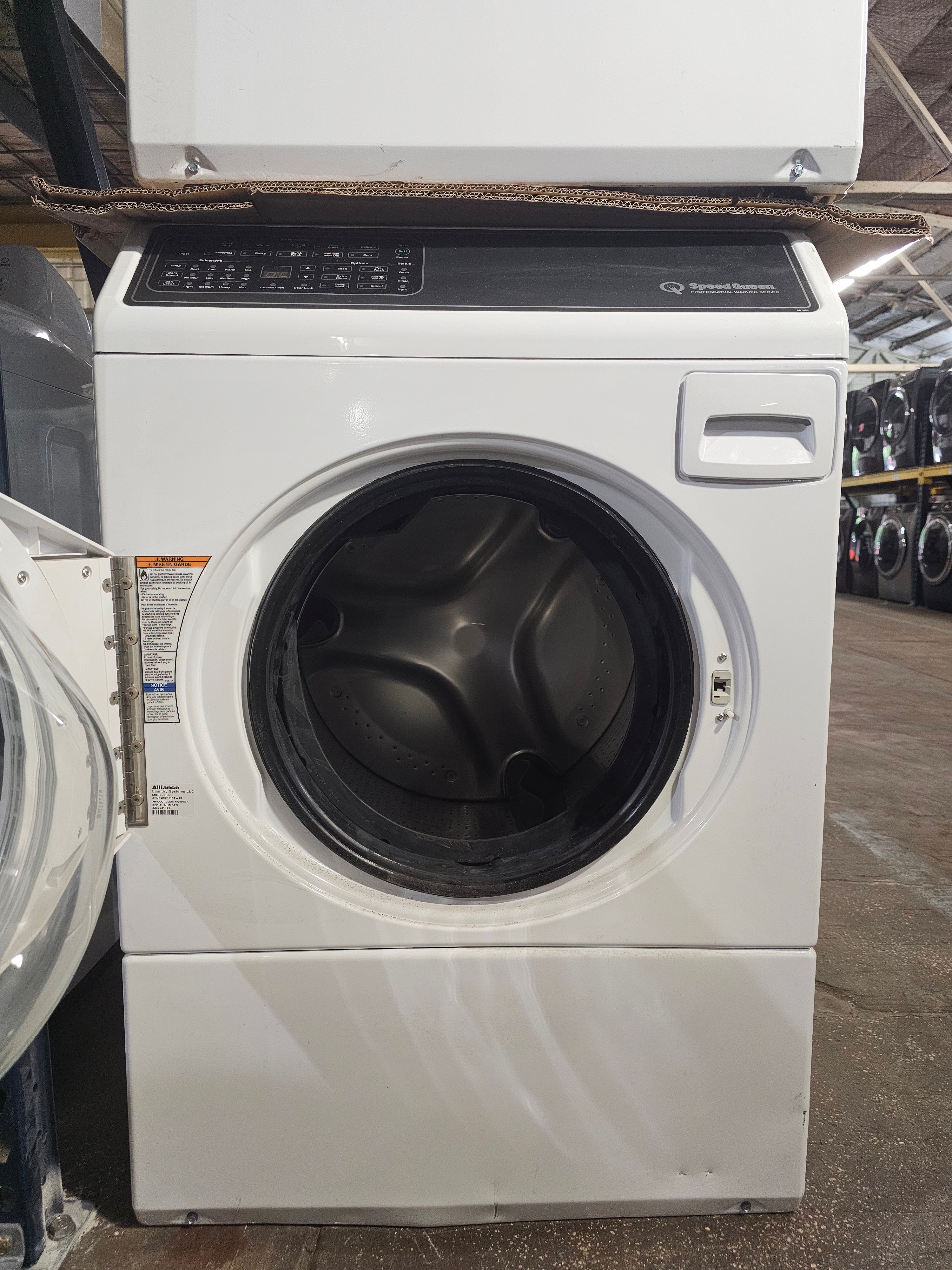 Speed Queen 3.5 Cu. Ft. White Front Load Washer